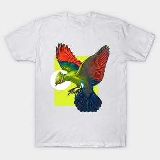 green bird flying T-Shirt